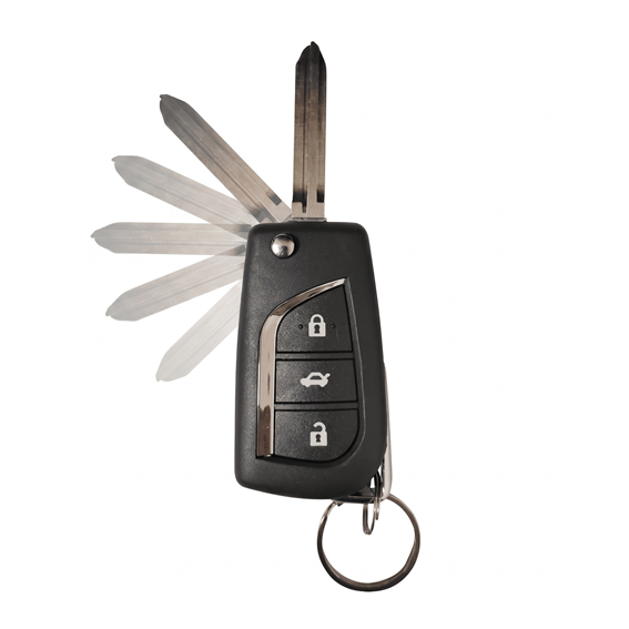 llave flip para alarmas de auto  AUTOBOX GENIUS