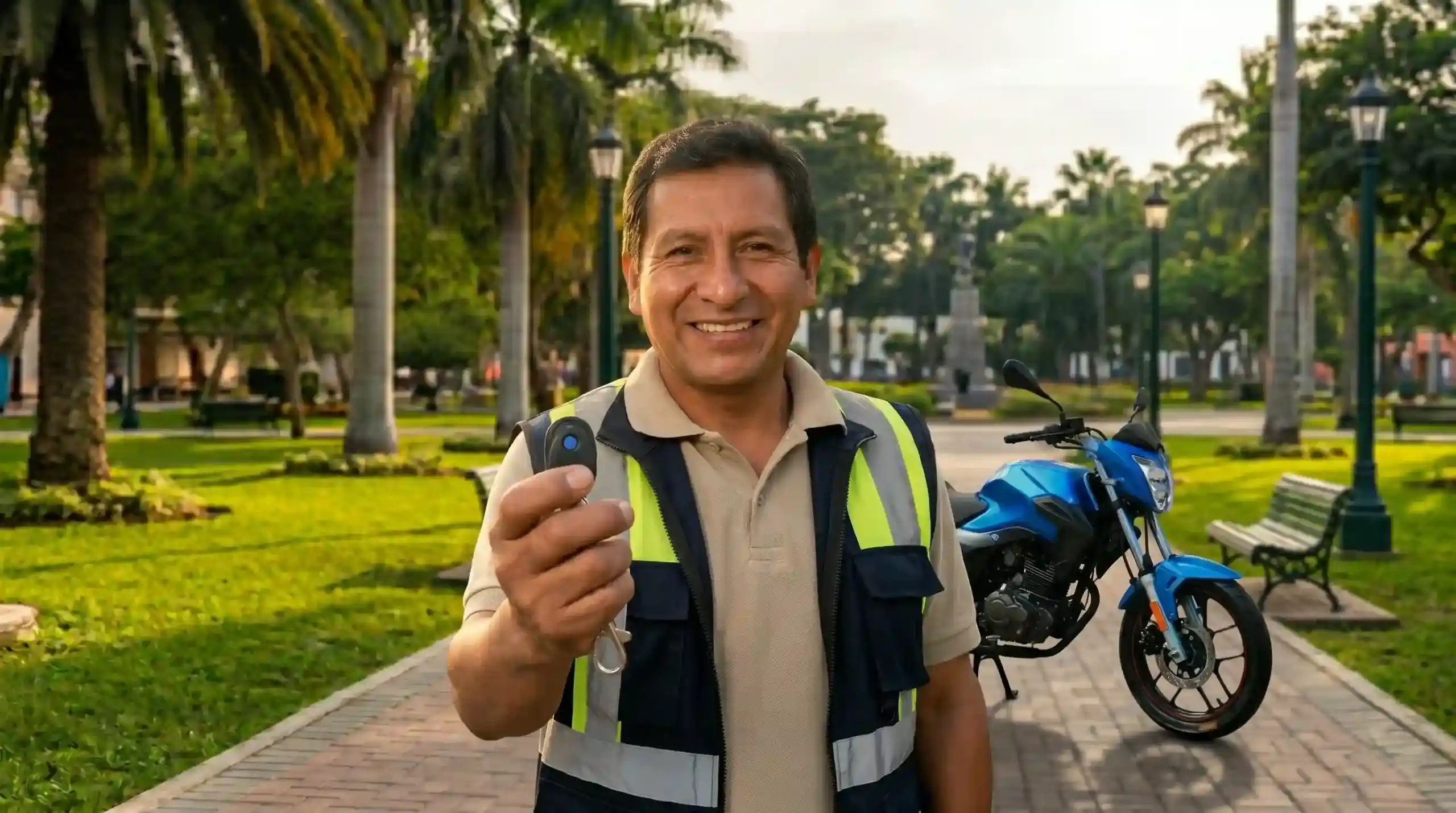 Antiasalto para moto en Lima instalación a domicilio del Genius Cortacorriente por técnico Autobox