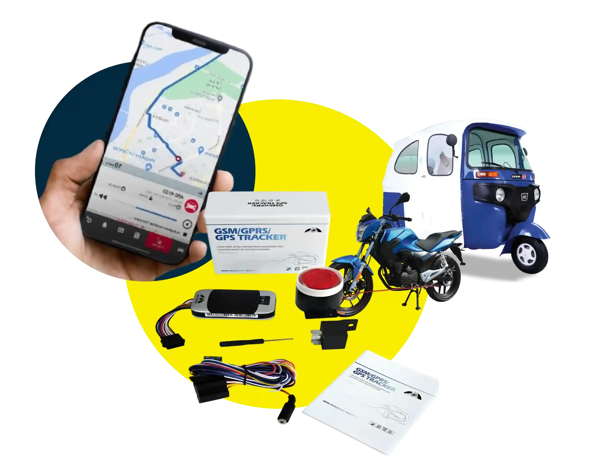 DISPOSITIVO GPS PARA MOTO Y MOTOTAXI